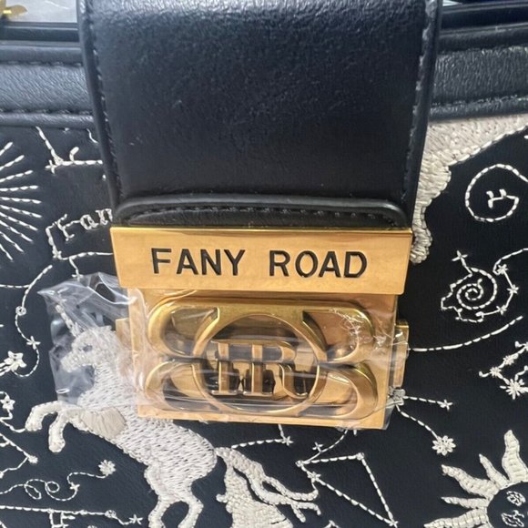 Fany Road Galaxy Print Leather Handbag - Picture 6 of 12